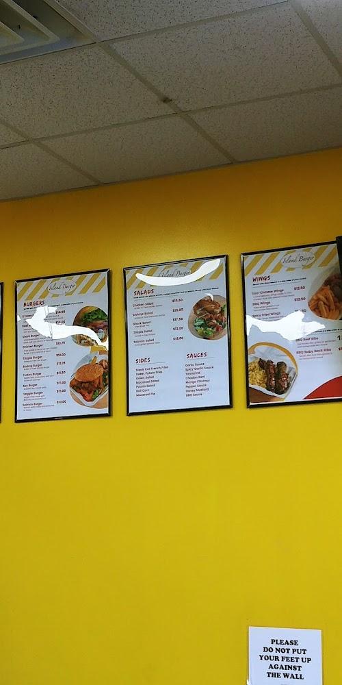 Island Burger Menu image 1